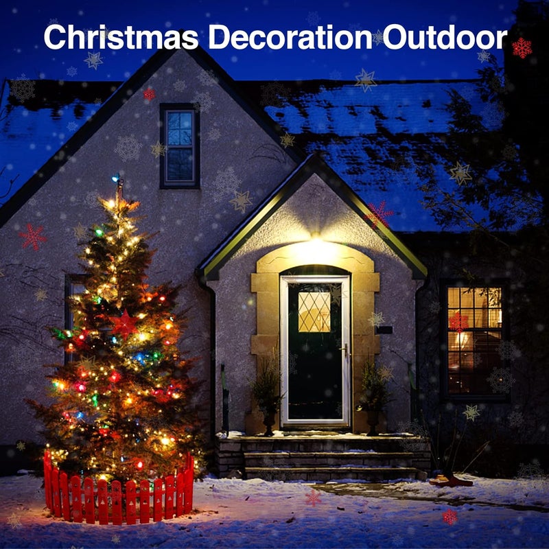 Oliynedy Christmas Tree Fence Protector for Kids, Dogs, Pets - 36 Pack Indoor Plastic Red Picket Fence Decoration - Image 5